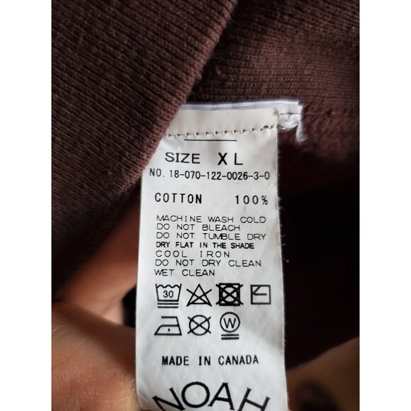 Noah Brown Core Logo Hoodie - Picture 4 of 4